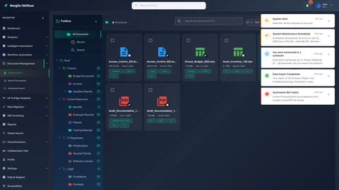 Nexgile Skillium Nexus interface